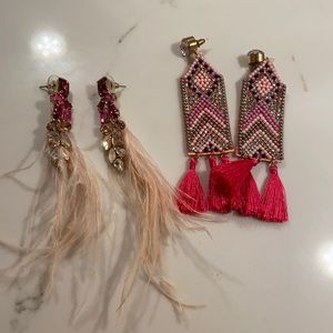 Two Pairs of Costume Jewelry